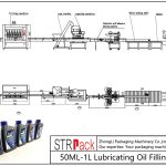 Linea di riempimento automatico dell'olio lubrificante 50ML-1L