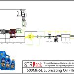 Linea di riempimento automatico dell'olio lubrificante 500ML-5L
